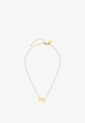 PURELEI, PURELEI KETTE LETTER HEART H - Halskette - gold-coloured