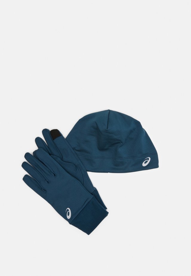 RUNNING PACK SET UNISEX - Gants - magnetic blue