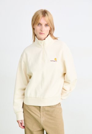 AMERICAN HIGH NECK - Sudadera - natural