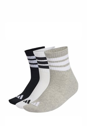 3S ESS C MID 3PACK - Calze sportive - medium grey heather/white/black