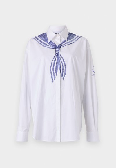MOSCHINO OLIVIA - Button-down blouse - fantasia bianco