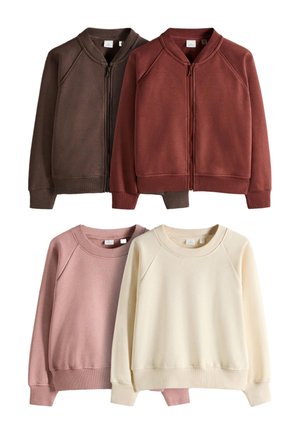 THE SET 4 PACK - Bomberjacke - brown cream pink