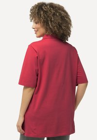 Ulla Popken MANCHES COURTES - Polotričko - dark pink