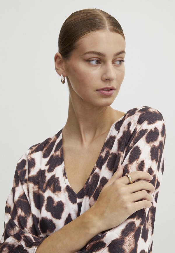 IHIssa - Day dress - natural leo print2