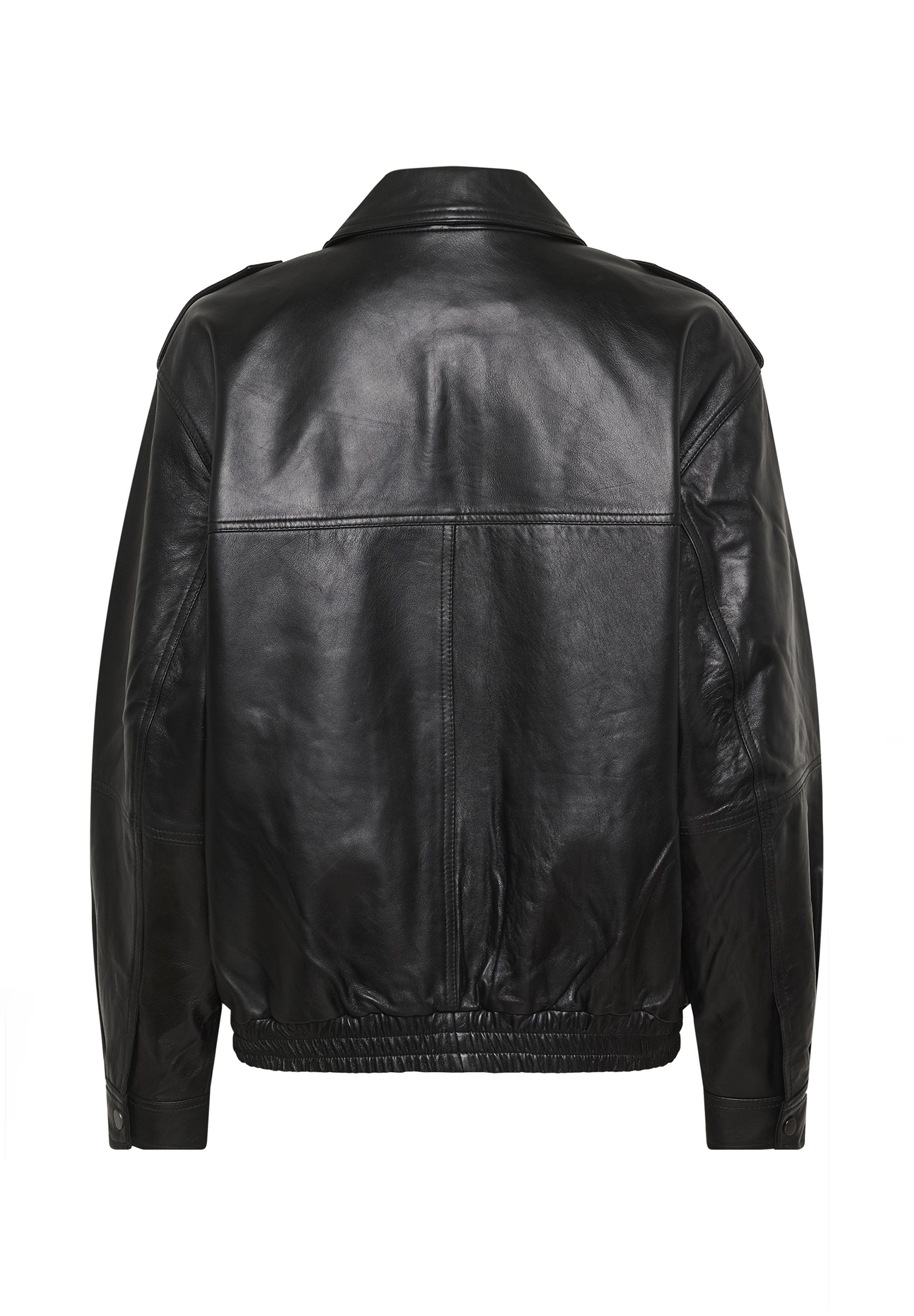 GAP Faux leather jacket - true black/black - Zalando.ie
