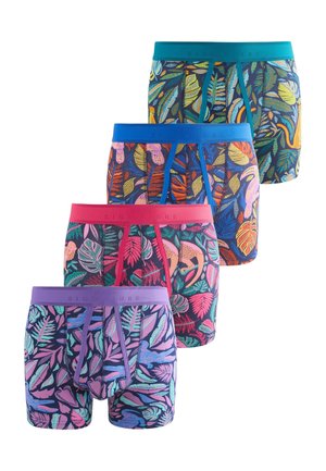 SIGNATURE A-FRONTS 4 PACK - Boxershort - bright pink  green tropical animals
