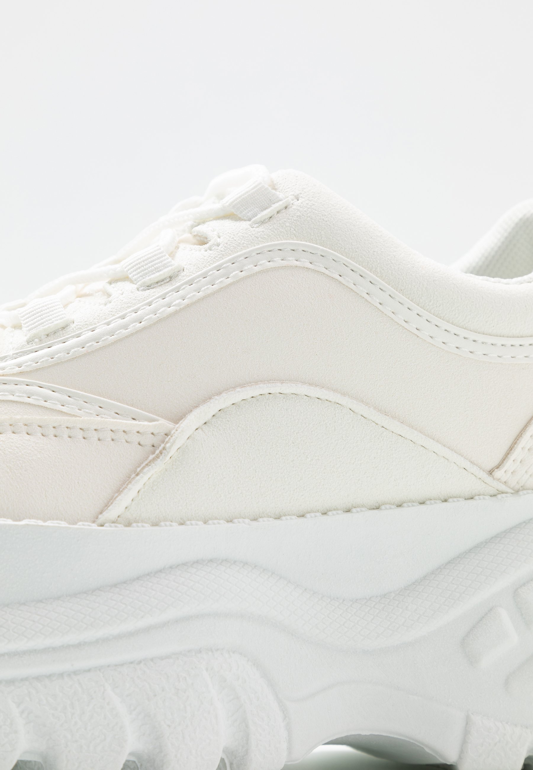RAID DAILY Joggesko white Zalando.no Lost Ink CHUNKY SEAM DETAIL TRAINER Joggesko white