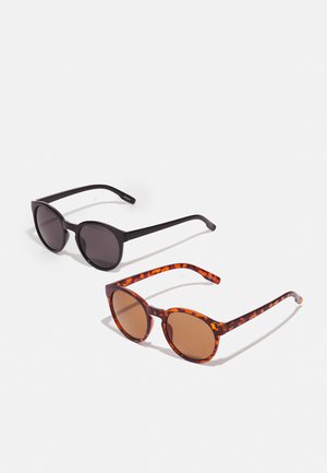 2 PACK - Sonnenbrille - black/brown