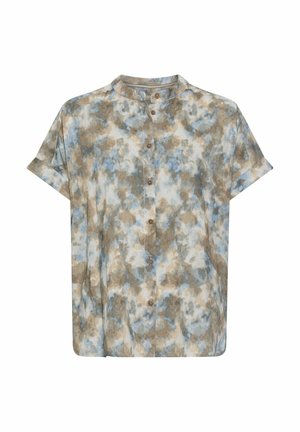 camel active, Button-down blouse - sand