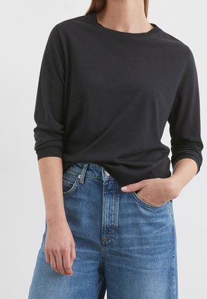 Langærmet T-shirt - dark blue