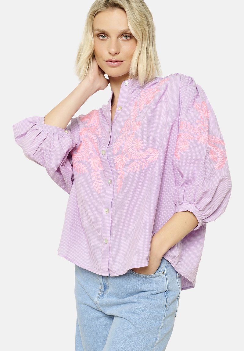 LolaLiza EMBROIDERY - Pogājama blūze - pastel lilac