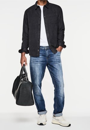Street One MEN, Chemise - dark grey