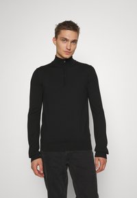 HUGO SAN QUIRIN - Strickpullover - black