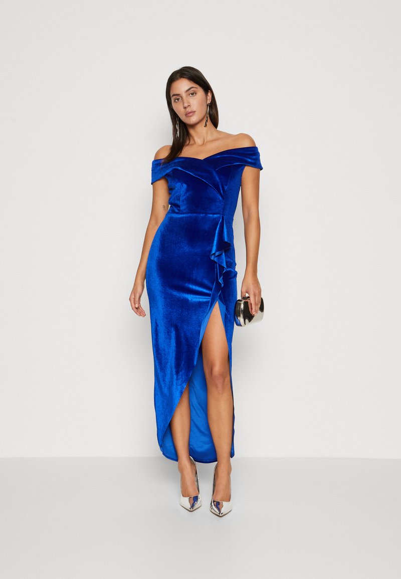 Blue Velvet Dress online | Women