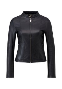 AURORE - Leather jacket - schwarz