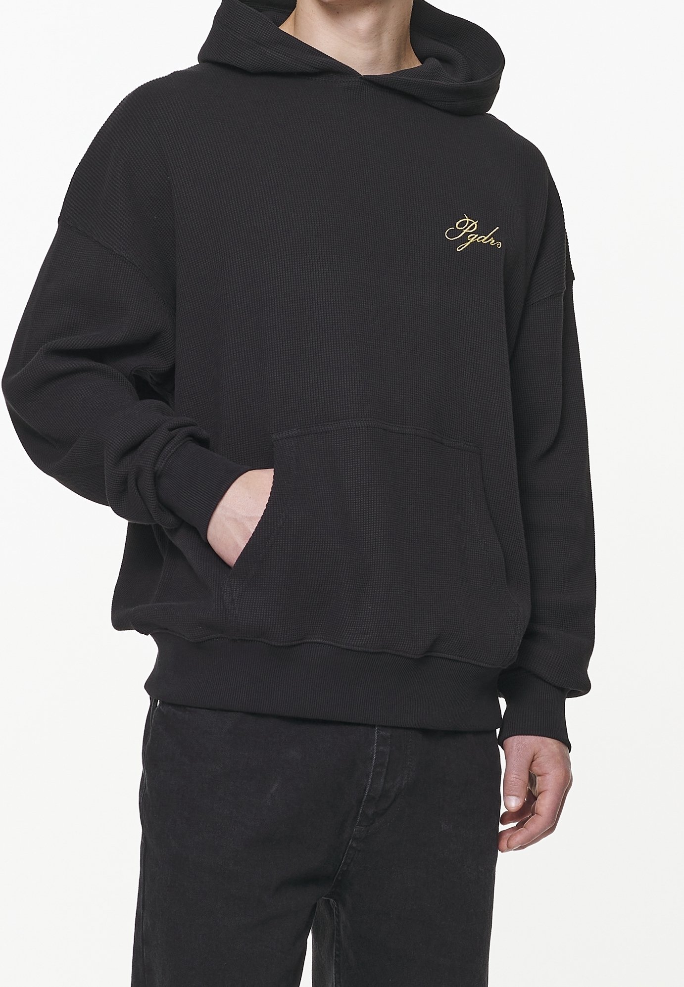 Martin Valen Sudadera Negra Sudadera Oversize Con Capucha Je T