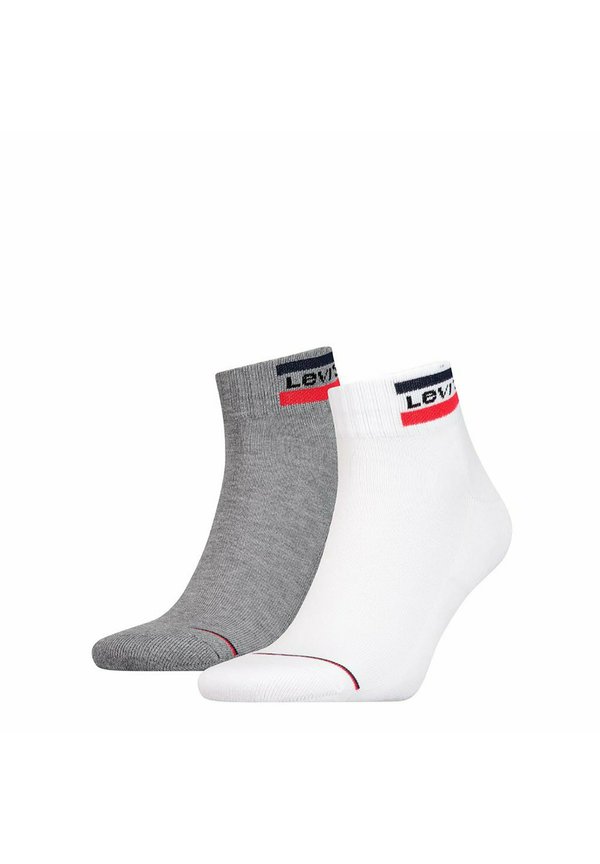 UNISEX 6ER PACK   - Socks - weiß grau2
