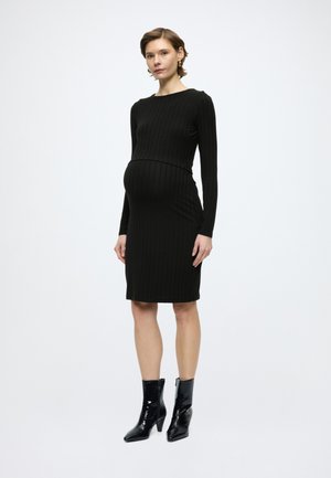 MLLUCY JUNE LS 2-IN-1 JRS ABK DRESS 2F - Etui-jurk - black