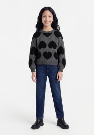 Name it NKFBRENA LS LOOSE - Džemperis - dark grey melange