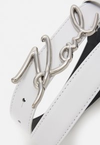 KARL LAGERFELD SIGNATURE - Cinto - white