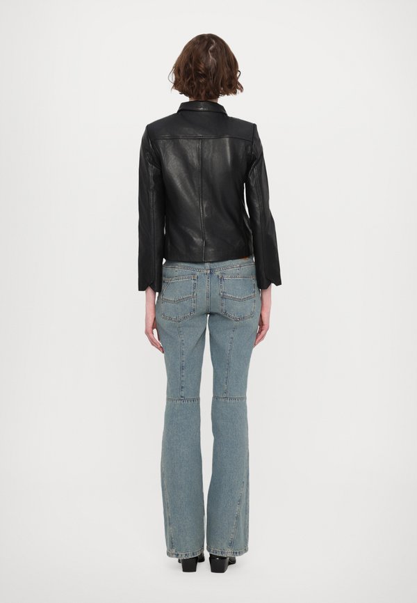 LIAM PERM - Leather jacket - noir2