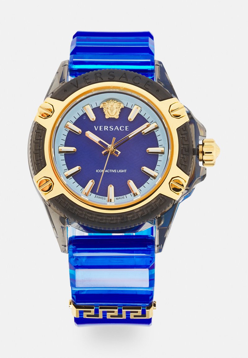 Versace - ICON ACTIVE UNISEX - Montre - transparent blue/black, Agrandir