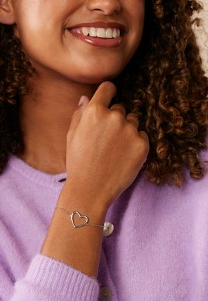 Lucardi, STATEMENT - Bracelet - silver-coloured no stone