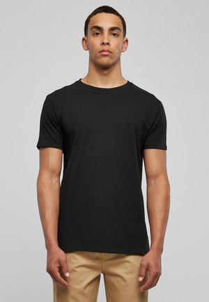 Urban Classics FITTED STRECH TEE - Paprasti marškinėliai - black