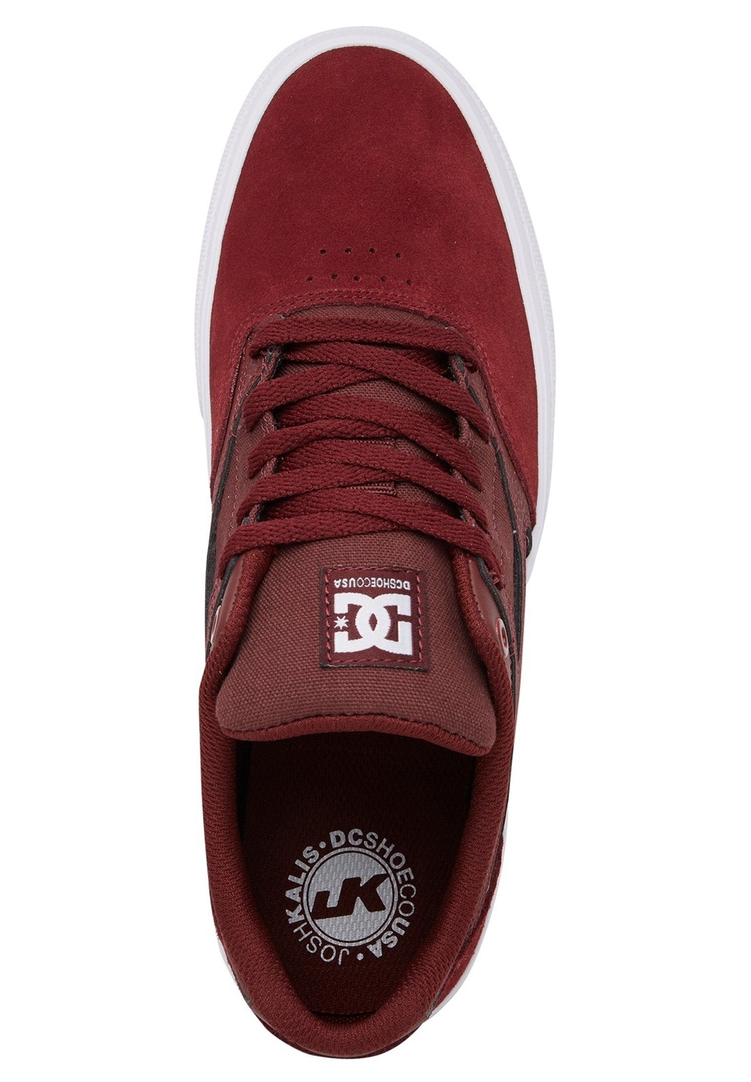 dc shoes maroon