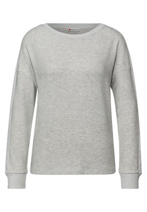 MIT GLITZERDETAILS - Langærmet T-shirt - grau