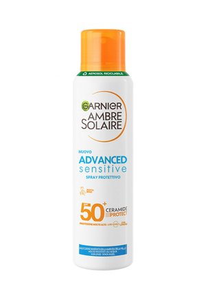 GARNIER AMBRE SOLAIRE ADVANCED SENSITIVE ADULTI CERAMIDE PROTECT AEROSOL SPF50+, 150 ML - Crema solare