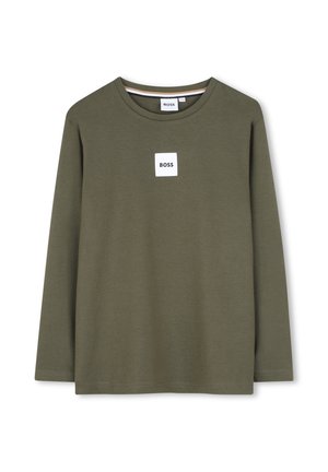 BOSS Kidswear, TEE-SHIRT MANCHES LONGUES - T-shirt à manches longues - olive
