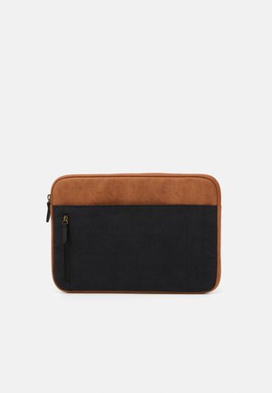 TAKE CHARGE 13" LAPTOP UNISEX - Laptop bag - mid tan/washed black