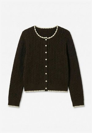 Vero Moda, CARDIGAN VMMAI KNIT CARDIGAN - Gilet - chocolate torte