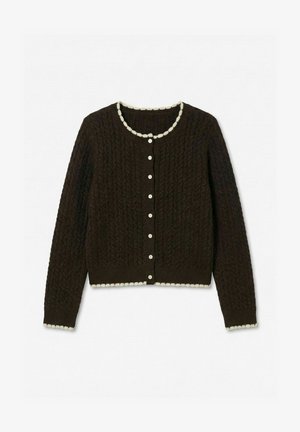 Vero Moda, CARDIGAN VMMAI KNIT CARDIGAN - Gilet - chocolate torte
