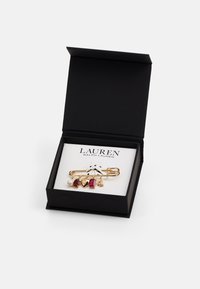 Lauren Ralph Lauren BOX PIN CHARM - Καρφίτσα - gold-coloured/pink