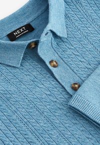 Next CABLE- REGULAR FIT - Top s dlhým rukávom - blue