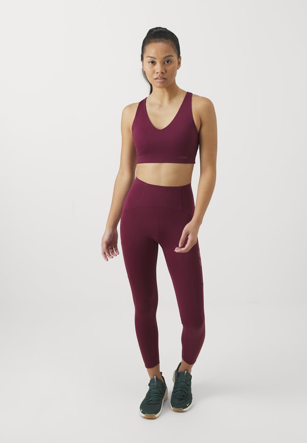 LIFT BRA - High support sports bra - maroon banner2