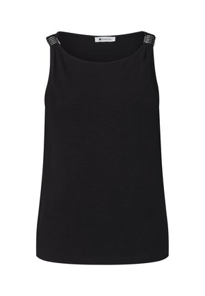Street One, TOP MIT U-BOOT-AUSSCHNITT UND SCHULTERDETAIL - Débardeur - black