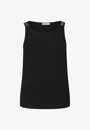 Street One, TOP MIT U-BOOT-AUSSCHNITT UND SCHULTERDETAIL - Débardeur - black