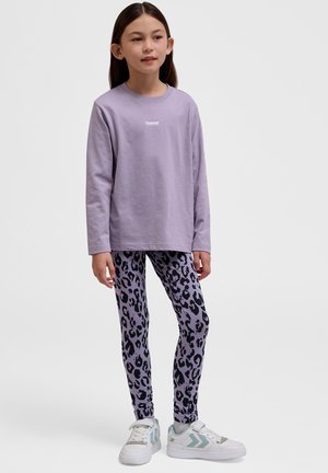 HMLJR FAST  L/S - T-shirt à manches longues - lavender gray