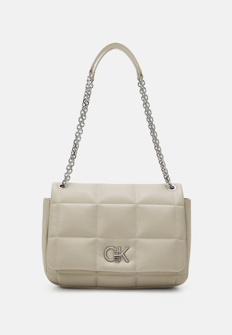 Calvin Klein RELOCK QUILT Handbag Stoney Beige/beige Zalando.co.uk