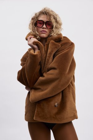 FANNIE JACKET - Talvitakki - caramel brown