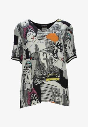 Print T-shirt - schwarz
