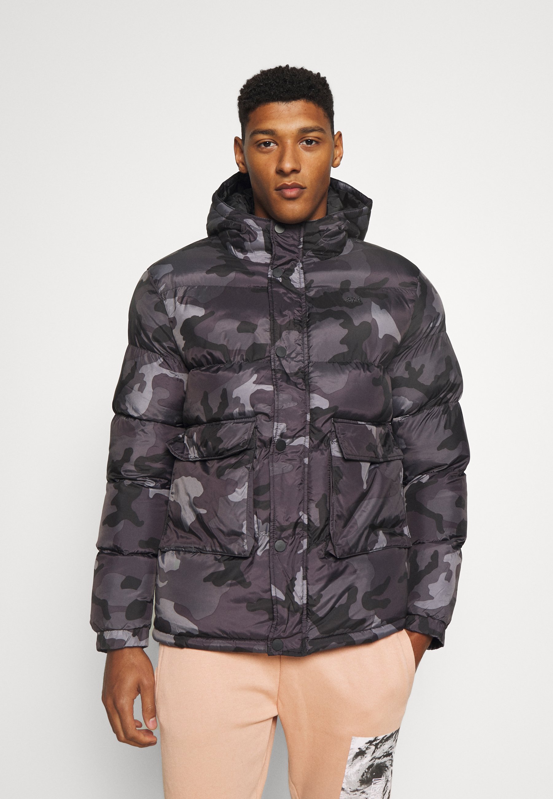 camo down jacket men's
