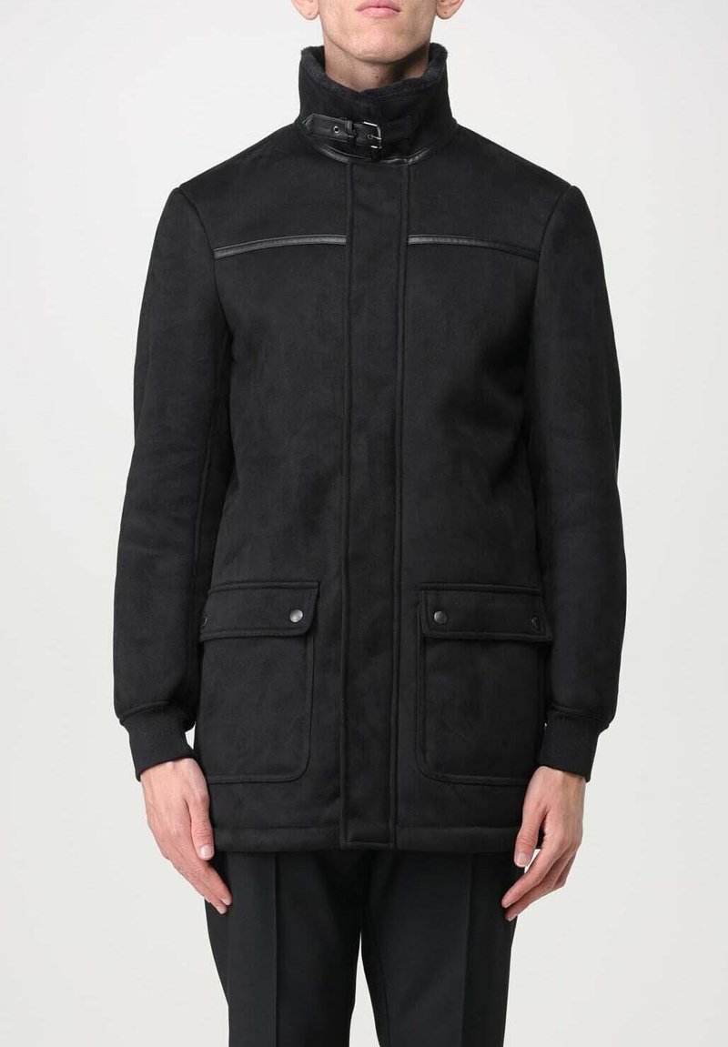 PATRIZIA PEPE Halflange jas zwart