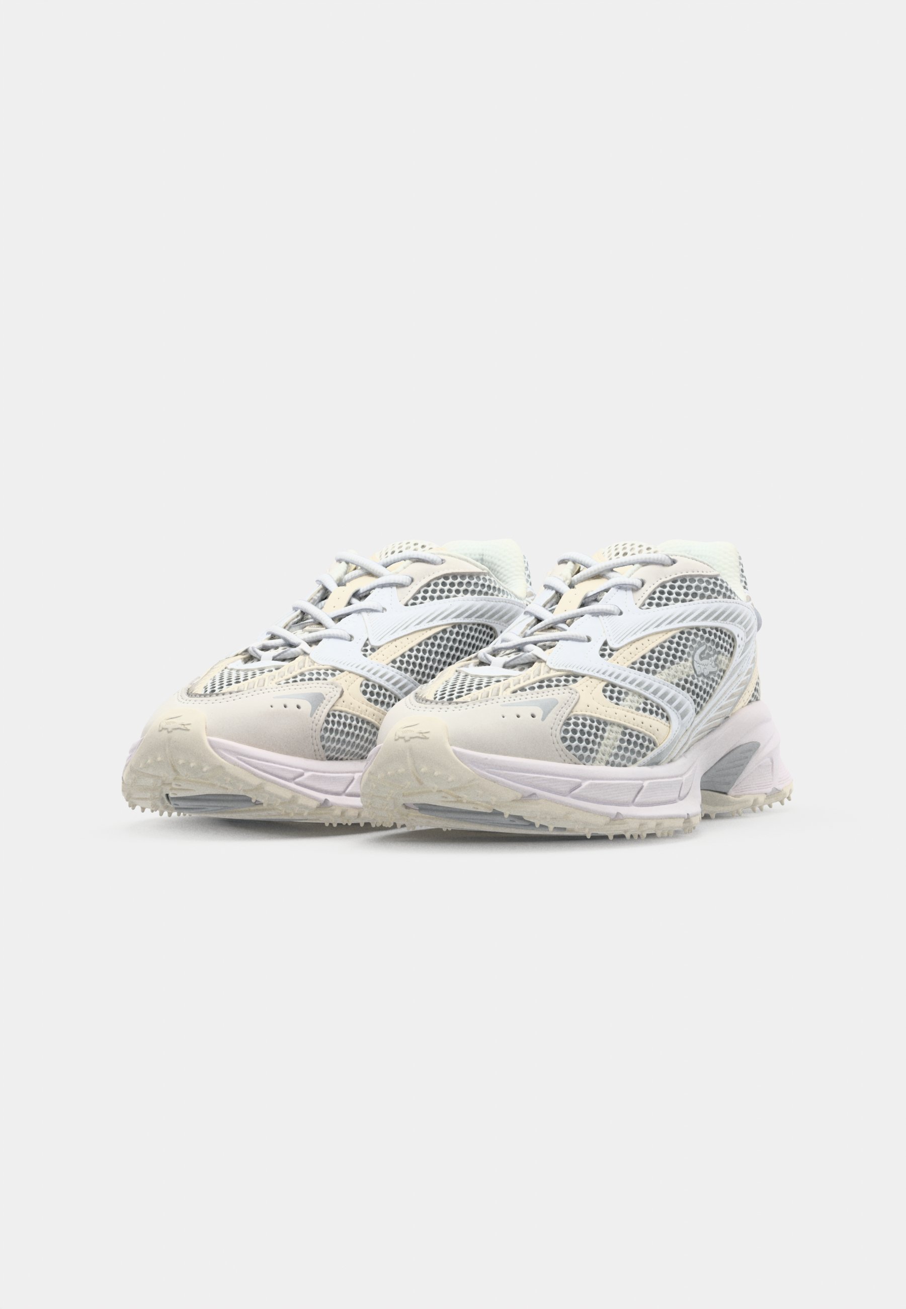 Lacoste NEO SHOT SMA - Sneakers low - white/off white/alb - Zalando.ro
