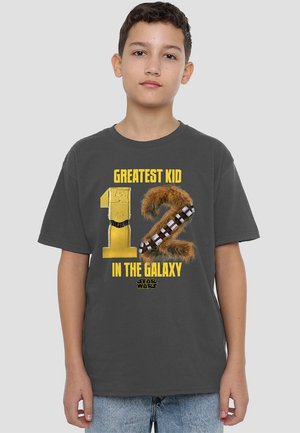 Star Wars STAR WARS GREATEST KID C3PO CHEWBACCA - Print T-shirt - dark grey