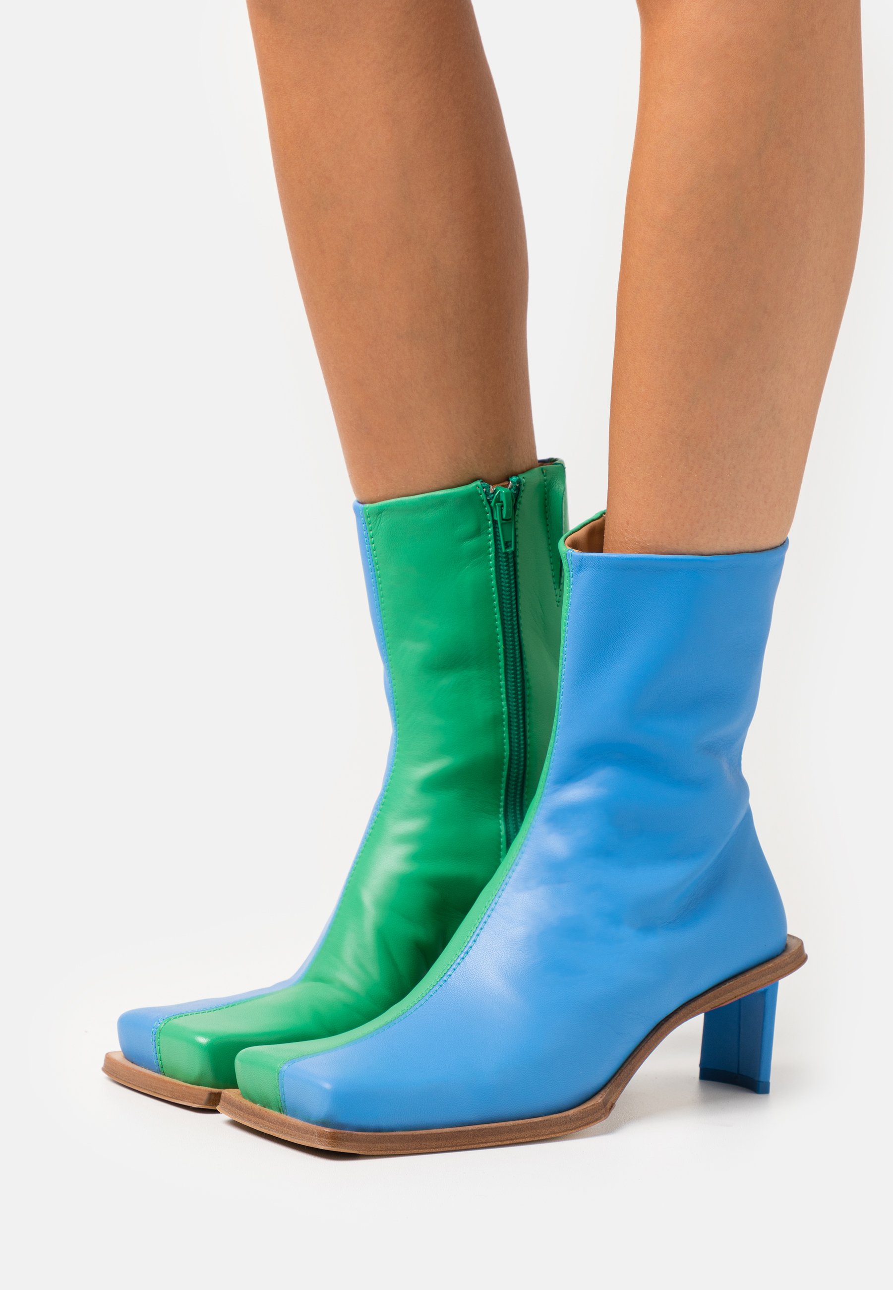 MIISTA BRENDA - Classic ankle boots - blue/green/blue - Zalando.de