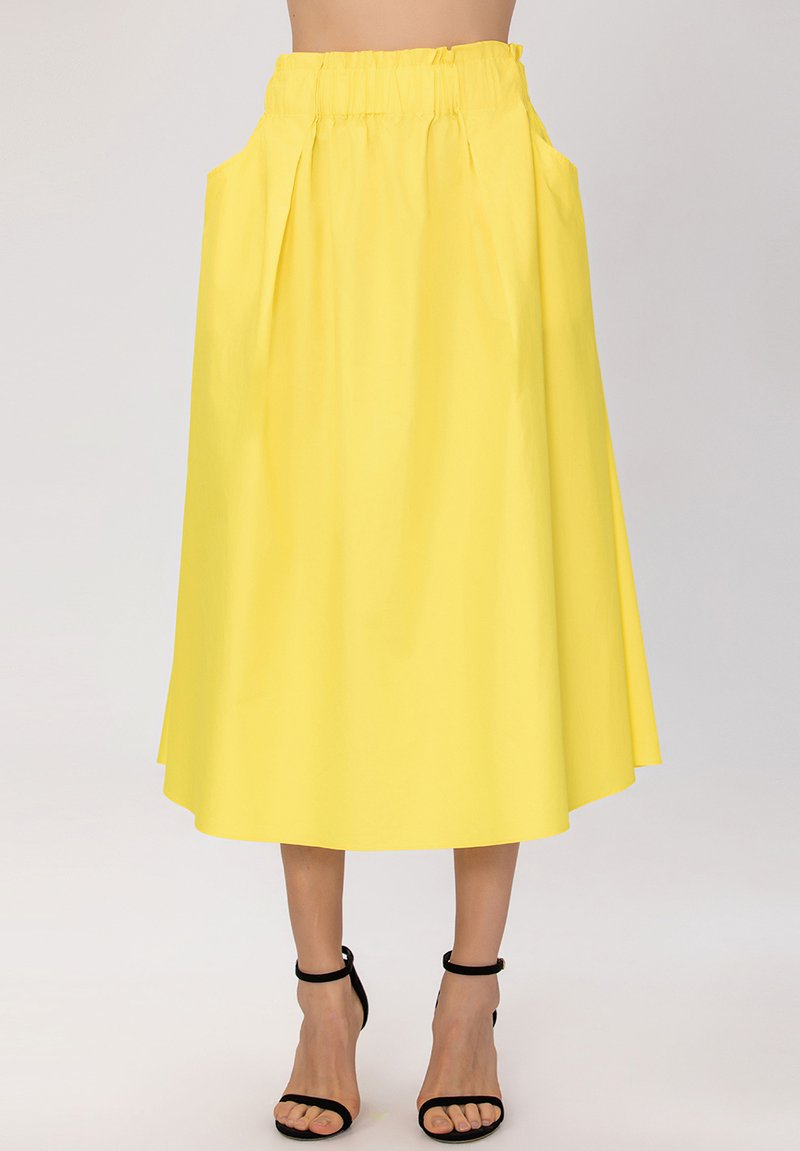 Jupes trapèze jaune Taille XXS | Tous les articles chez